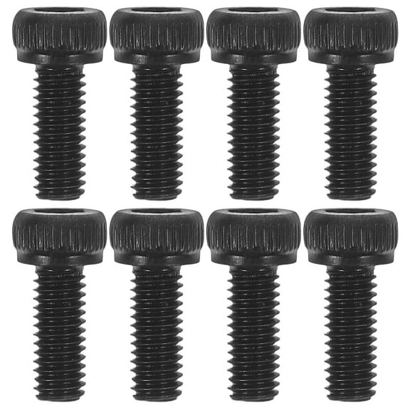 COMPUKAS 50pcs Button Head Socket Cap Screws Black Carbon Steel Secure Tightening Larger Projects
