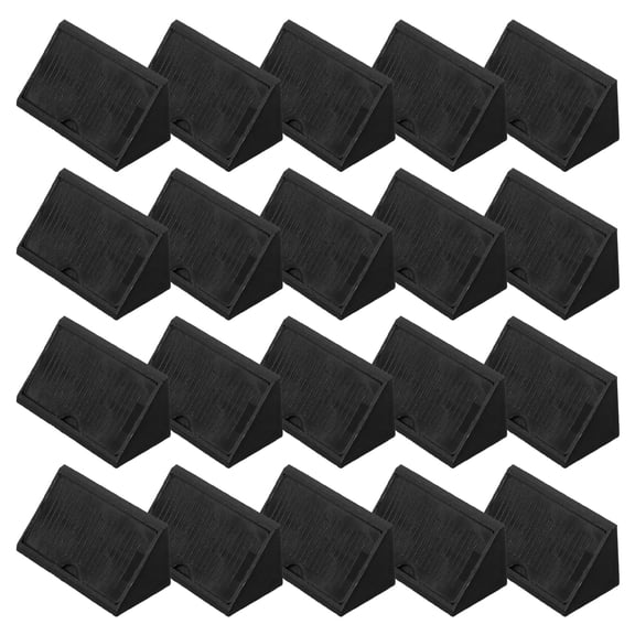 COMPUKAS 50pcs Heavy Duty Shelf Brackets for Wood - Corner Braces for Furniture Assembly and Support