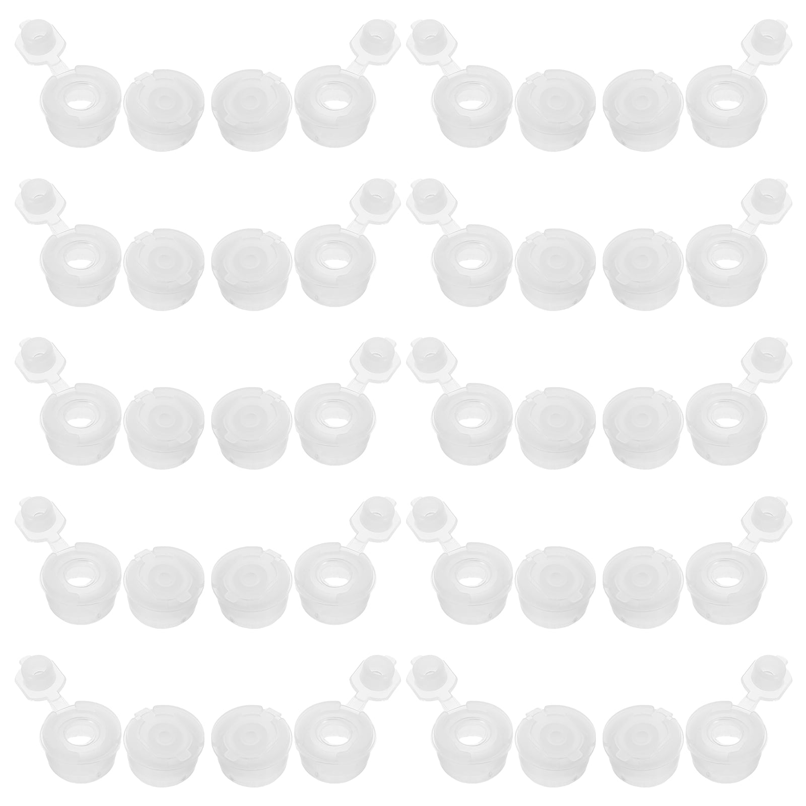 COMPUKAS 50pcs Water Bottle Plug Seal Plastic Inner Stopper PP Material ...