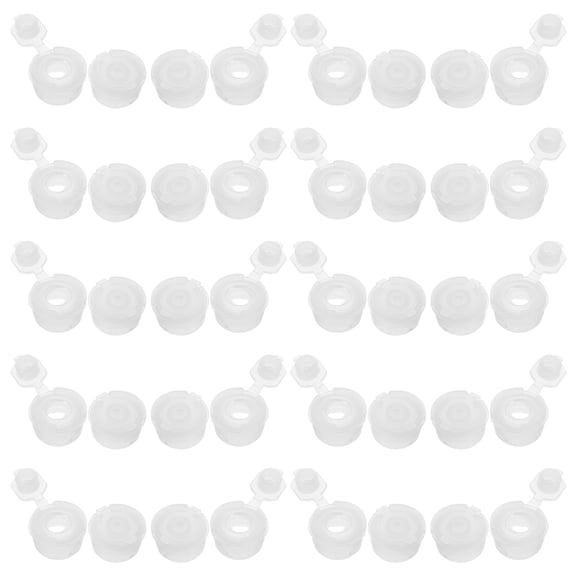 COMPUKAS 50pcs Water Bottle Plug Seal Plastic Inner Stopper PP Material Leak Prevention For All Ages