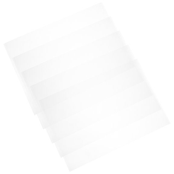 COMPUKAS 5Pcs Clear Printable Fep Film Sheets for 3D Printer Smooth Release Liner Compatible