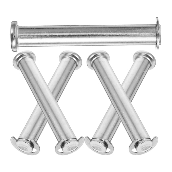 COMPUKAS Stainless Steel Pallet Racking Pin Plated Silver Durable Load Bearing 5Pcs