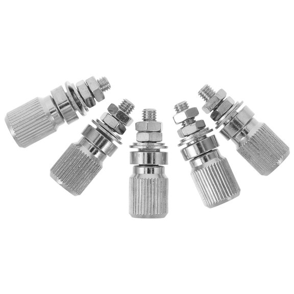 COMPUKAS 5Pcs Metal Speaker Cable Terminal Binding Posts for Car Loudspeaker Connection