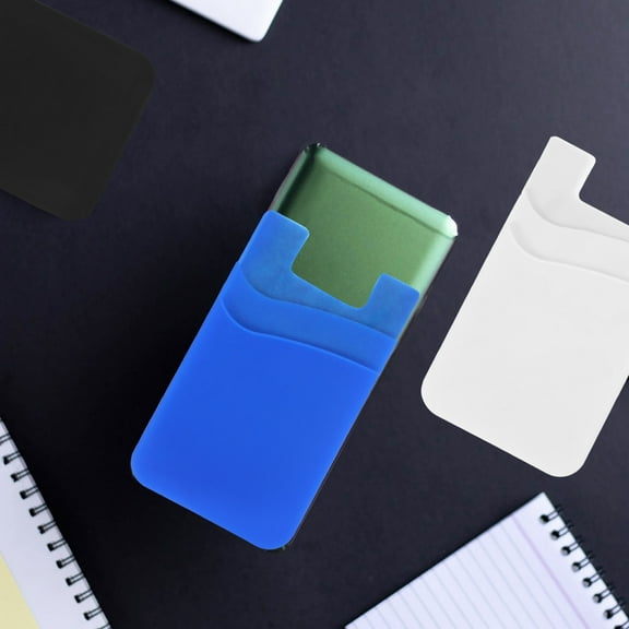 COMPUKAS Universal Assorted Color Card Holder for Phone 5pcs Protect Phone Back