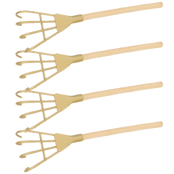 COMPUKAS 5pcs Small Incense Ashes Rake Iron Decorative Accessory for Altars