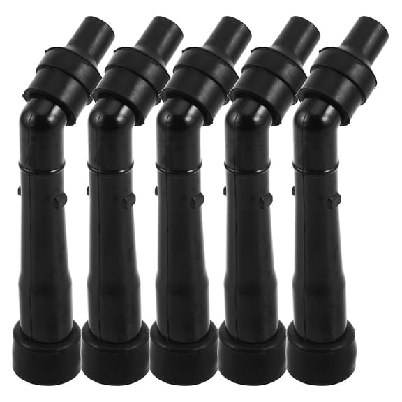 COMPUKAS 5-Pack Plug Cap Replacement Set for Motorcycles, ATV, Dirt Bike, Scooter with Plastic Resistor