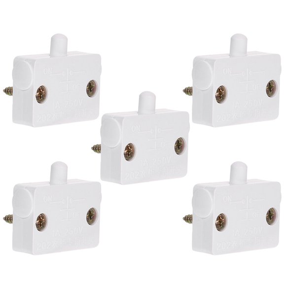 COMPUKAS 5Pcs White ABS Metal Light for Wardrobe with Automatic On/Off Function for Home Use