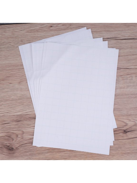 5-Pack A4 Sublimation Heat Transfer Paper Sheets for Polyester T-Shirts, Fabric, Tote Bags, Craft Printing Projects