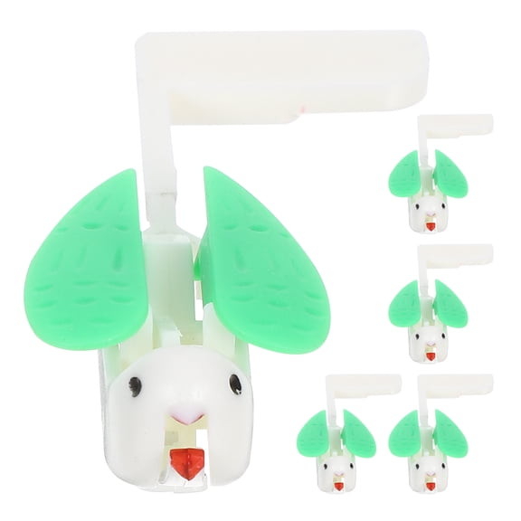 COMPUKAS 5Pcs Small Plastic Singing Cuckoo for Wall Clock Repair Craft Decor