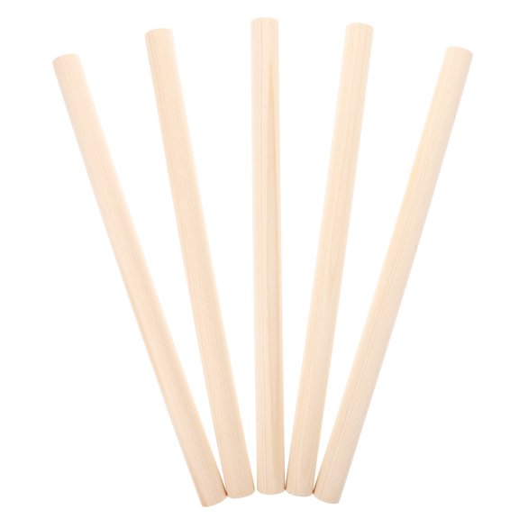 COMPUKAS 5pcs Solid Wood Bass Sound Posts for Musical Instrument Repairs