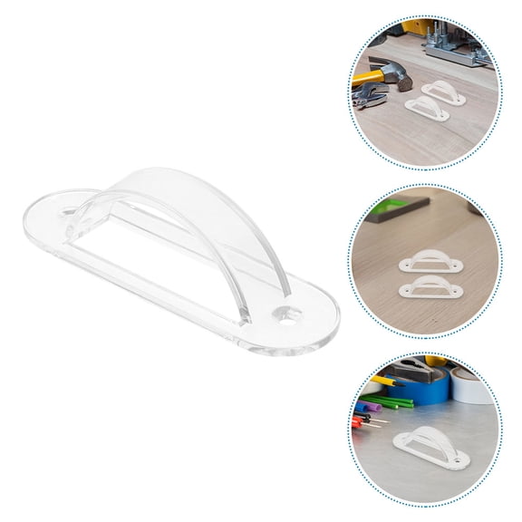 COMPUKAS 6 Pcs Light Switch Covers Transparent Plastic Square Cover For Families with Children Home Use