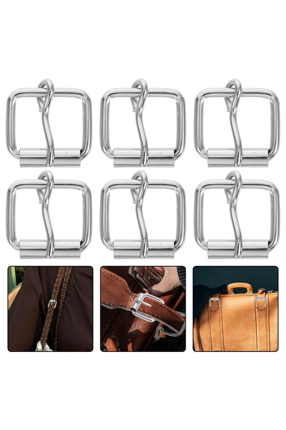 60PCS Iron Roller Buckles for Shoulder Straps, Heavy Duty Craft Hardware for Repairs and Sewing Projects