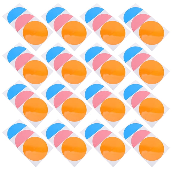 COMPUKAS 60Pcs Waterproof Self Adhesive Round Spot Markers with Assorted Colors for Classroom Carpet