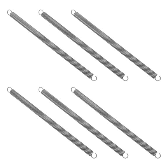 COMPUKAS 6Pcs Durable Stainless Steel Extension Springs for Gate Latch and Garage Door Repair