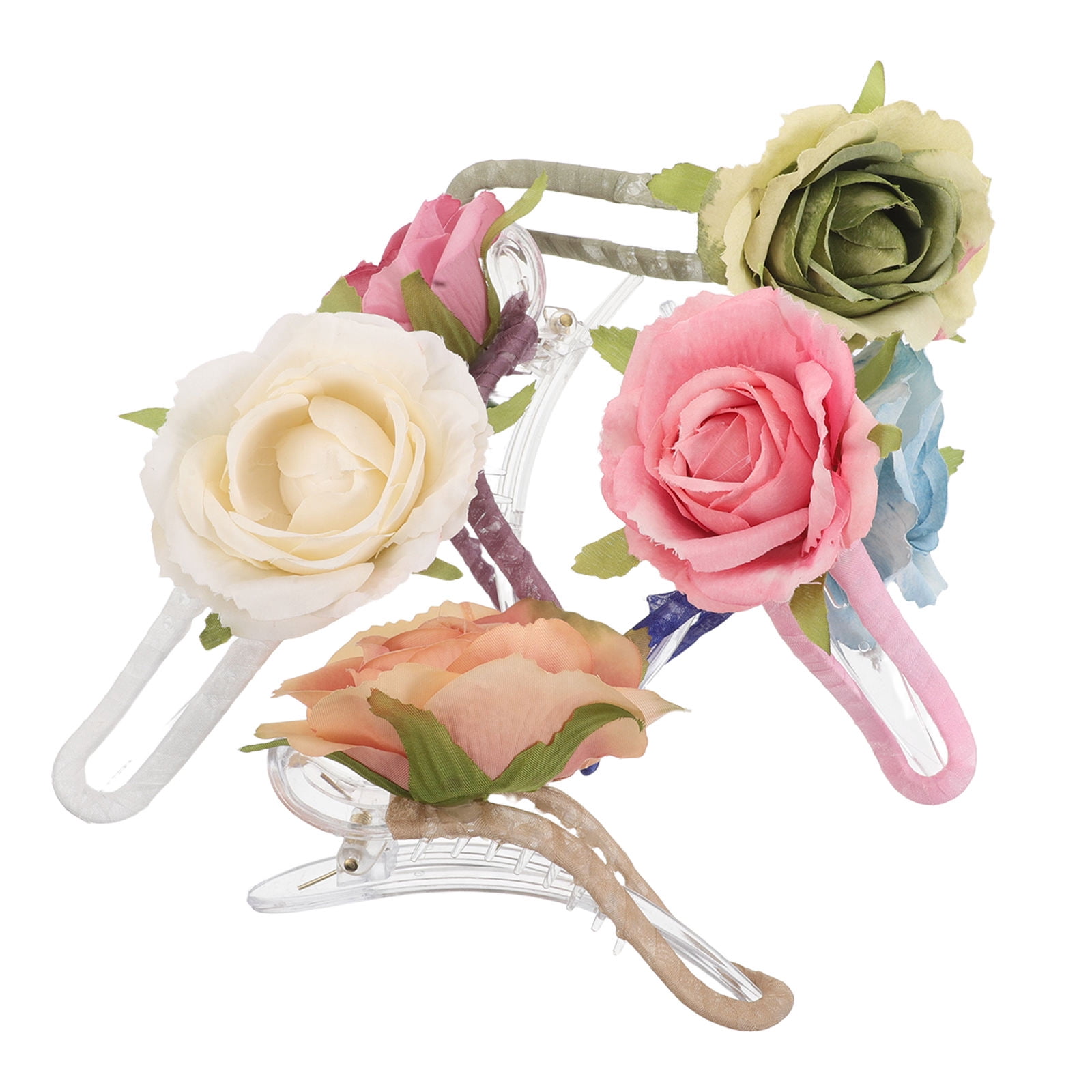 COMPUKAS 6Pcs Hair Clamp Non Slip Assorted Color Hair Clips For Girls ...