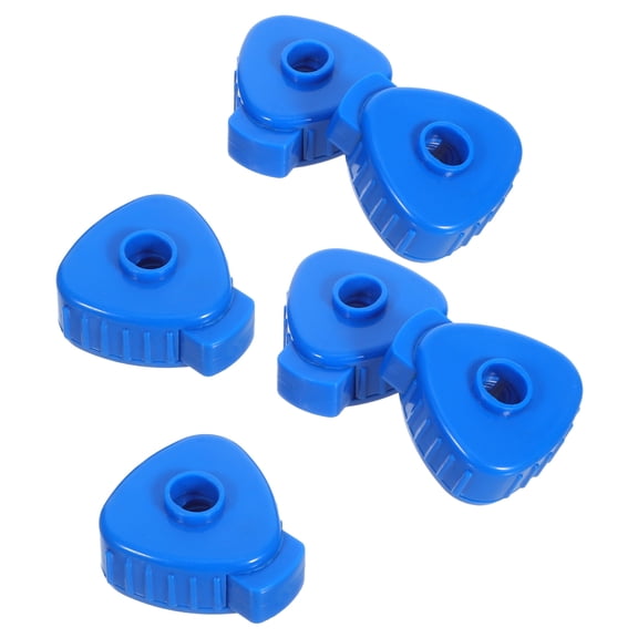 COMPUKAS 6-Pack Plastic Cymbal Quick Release Nuts Drum Hardware Parts for Drummers