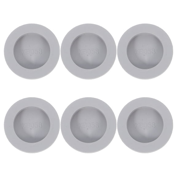 COMPUKAS Portable Air Conditioner Hole Cap Round Rubber Drain Plug 6Pcs 26Mm For Efficient Drainage