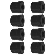 COMPUKAS Trombone Slide Bumper Black Rubber Instrument Parts for Decoration 8Pcs