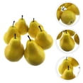 thumbnail image 1 of COMPUKAS Faux Fruit Decor Kitchen Accent Plastic Yellow 9pcs, 1 of 8