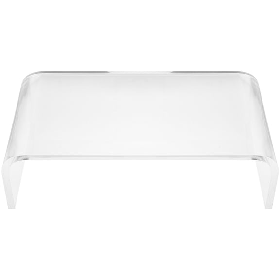 COMPUKAS Acrylic Monitor Stand Riser with Keyboard Storage for Comfortable Viewing