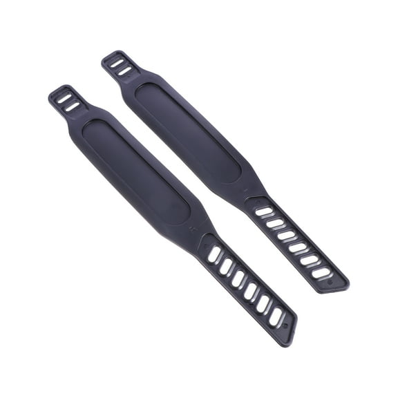 COMPUKAS Adjustable Bike Pedal Straps 2 Pcs Plastic Exercise Bike Pedal Straps for Cyclists and Riders