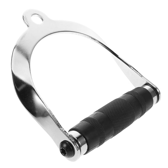 COMPUKAS Adjustable D Handle Cable Attachment for Gym and Fitness Equipment with Threaded