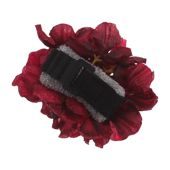 COMPUKAS Adjustable Dark Red Guitar String Noise Dampener for Acoustic and Electric Guitar Use