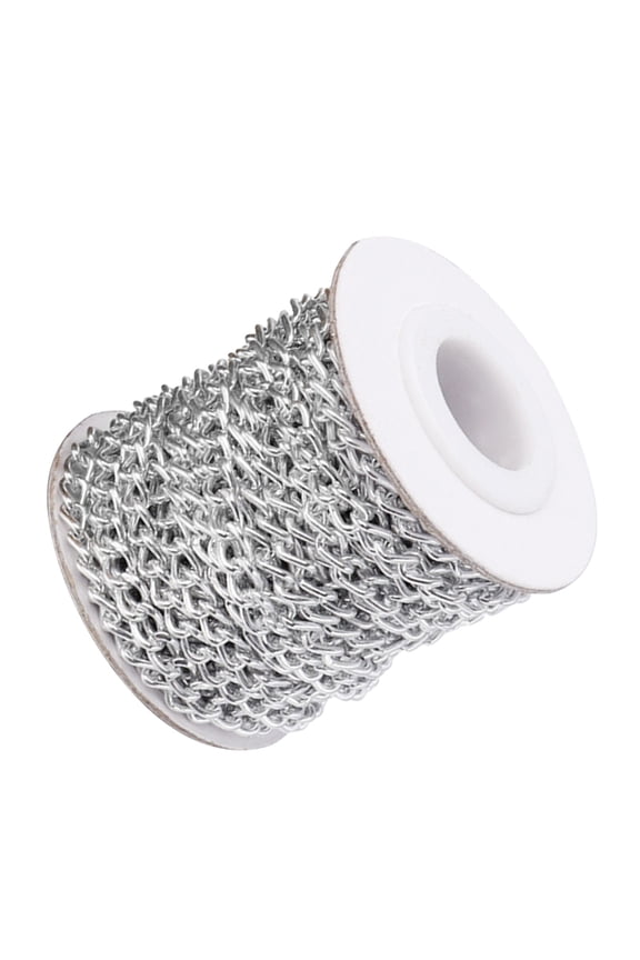 Handbag Chains Aluminum Silver 1 Roll
