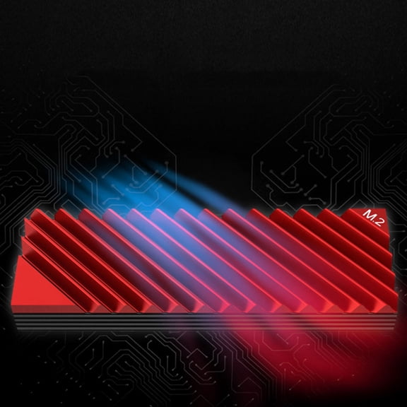 COMPUKAS Aluminum Ssd Heat Sink With Thermal Pad Efficient Cooling For Drive Durable Easy To Install High Performance