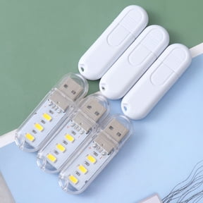 COMPUKAS 6PCS Mini USB Night Lamps, Warm Light USB Drive Shape, Perfect for Back to School and Nighttime Use