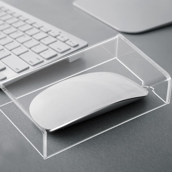COMPUKAS Universal Transparent Mouse Cover Waterproof Acrylic Protection Case