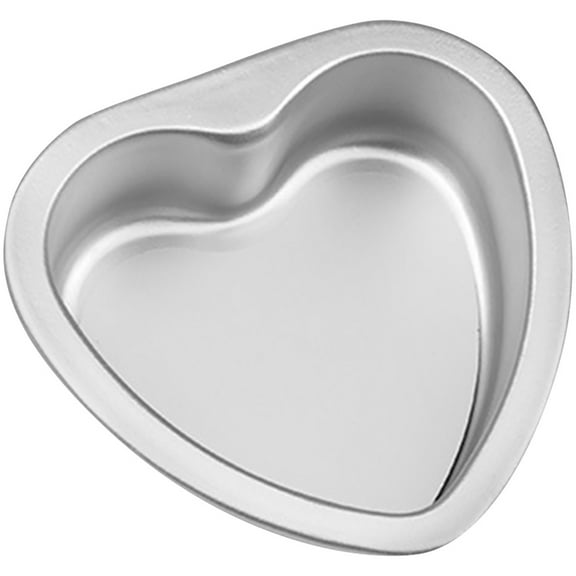 COMPUKAS Baking Mold For Kitchen Heart Shape Cake Pans Aluminium Alloy Non-stick Coating For Home Bakers 1Pack