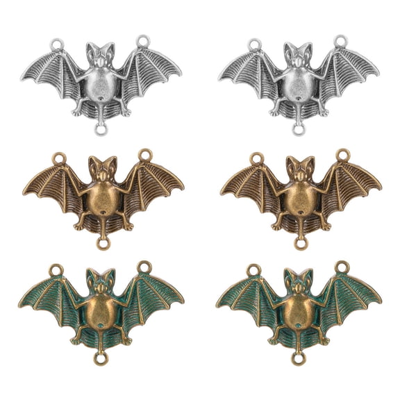 COMPUKAS Random Color Diy Charms Bat Shape 30pcs