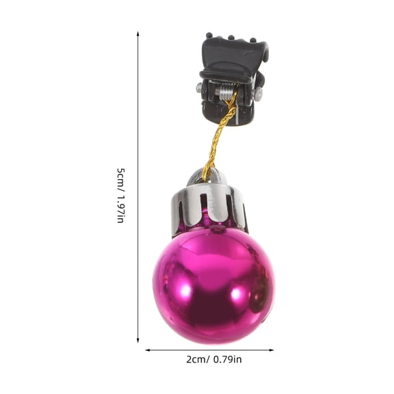 COMPUKAS Multicolor Beard Ornaments Beard Clips Hanging Ornament Men Holiday 12Pack
