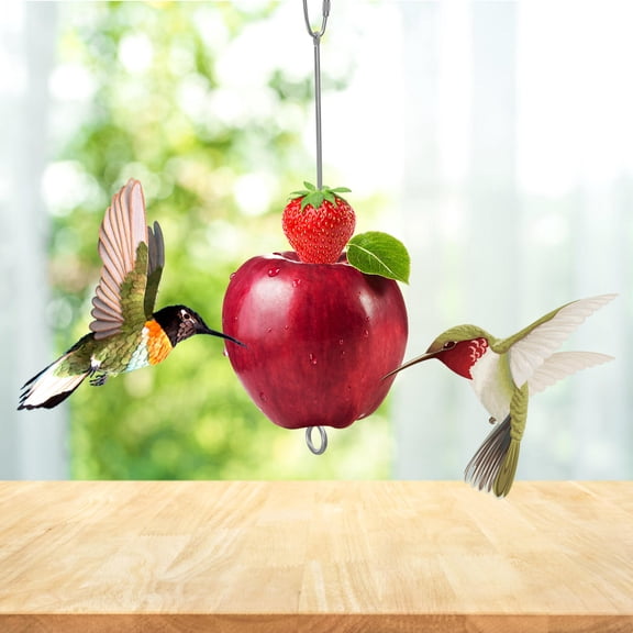 COMPUKAS Bird Foraging Feeder 3Pcs Hanging Swinging Toy Silver 1.8x10.4in