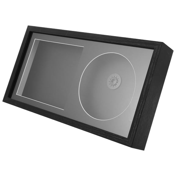 COMPUKAS Secure Cd and Photocard Display Frame with Artistic Floating Design
