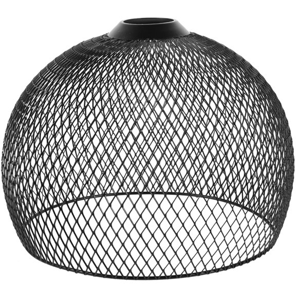 COMPUKAS Black Iron Wire Lampshade Frame Decoration for Cafe 1 PCS