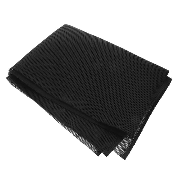 COMPUKAS Black Speaker Mesh Cloth, Acoustic Fabric for Speaker Grill Cover, Breathable Audio Cabinet Replacement Material