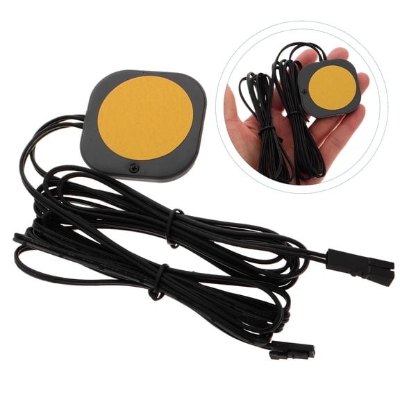 COMPUKAS Black Touch Light Switch for Cabinets No Drill High Sensitivity LED Touch Panel