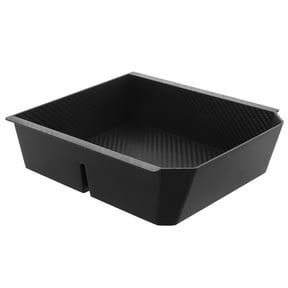 COMPUKAS Car Center Console Organizer Tray Black Durable Dashboard Storage Tray for Phone Keys Snacks