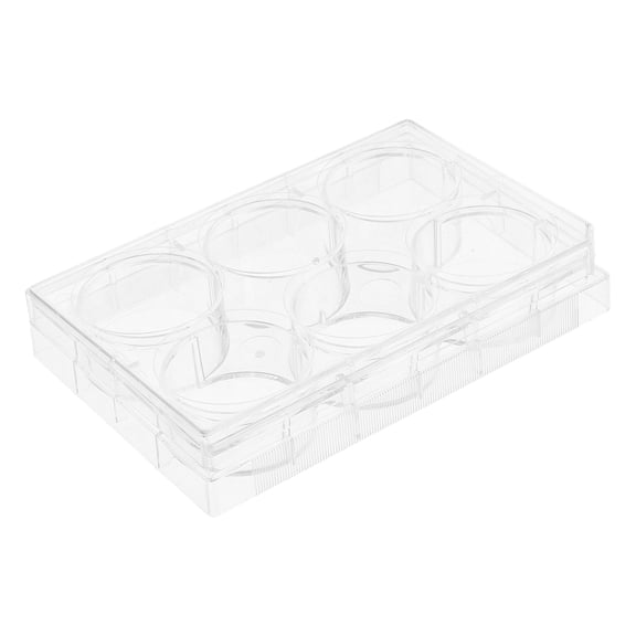 COMPUKAS Cell Culture Plate Laboratory Supplies Sturdy Plastic Transparent for Precise Cell Growth