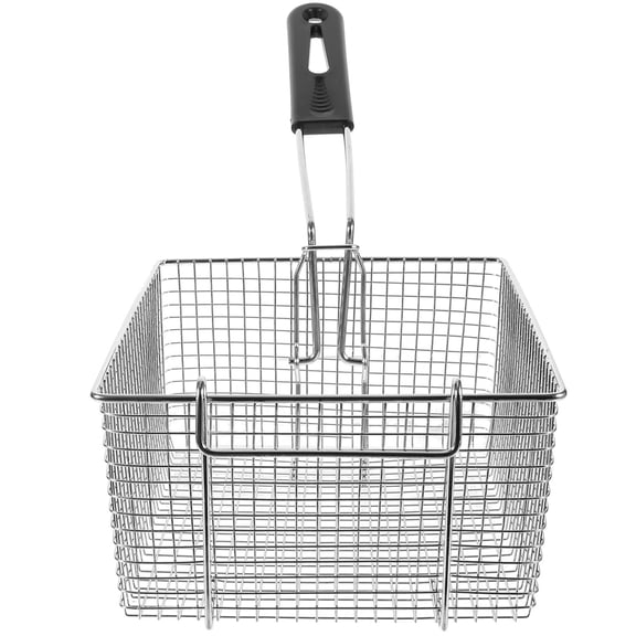 COMPUKAS Chips Basket Stainless Steel Frying Basket For Chefs 1Pack