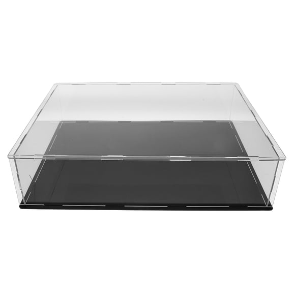 COMPUKAS Acrylic Bible Case Black Frame Clear Display for Book Protection