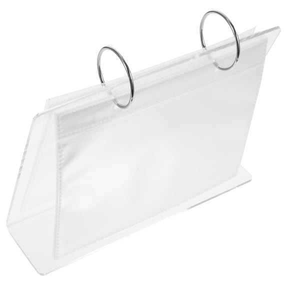 COMPUKAS Clear Acrylic Photo Stand Frame for Holding and Displaying Landscape Photos