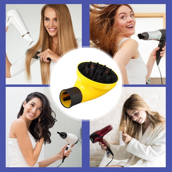COMPUKAS Compact Hair Diffuser Tool for Curly Hair to Maintain Natural Texture and Reduce Frizz