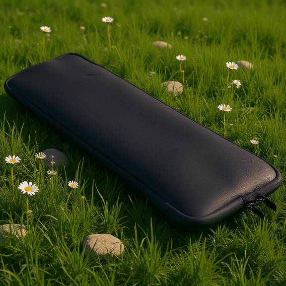 COMPUKAS Neoprene Keyboard Sleeve Case Black - Protective Computer Bag for Everyday Use, Lightweight and