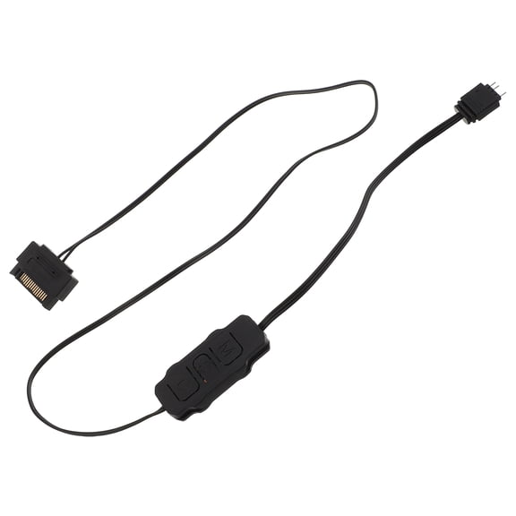 COMPUKAS Black Fan Controller Hub, Precise Control, Quiet, Durable, Compatible with Pc Chassis Fans