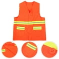 thumbnail image 1 of COMPUKAS Men's High Visibility Construction Work Vest Safety Reflective Vest for Outdoor Labor, 1 of 8