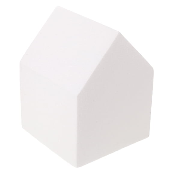 COMPUKAS DIY White Foam Craft House with Modular Design for School Craft Supplies and Painting Art