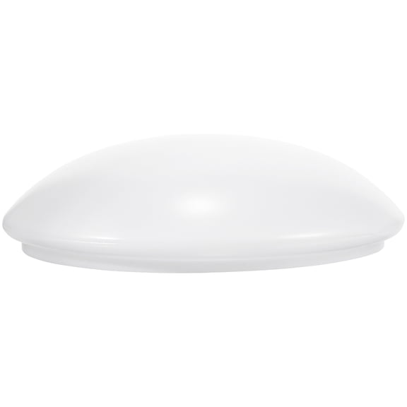 COMPUKAS White Plastic Ceiling Light Cover Modern Dome for Home Decor